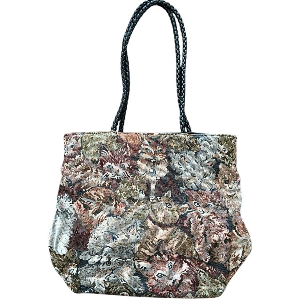 Cat Tapestry Tote Bag